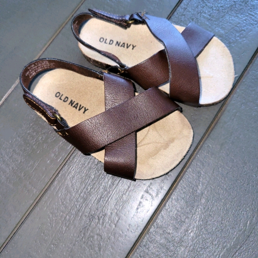 Brown gladiator sandals